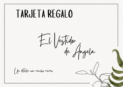 Tarjeta regalo - El Vestidor de Ángela